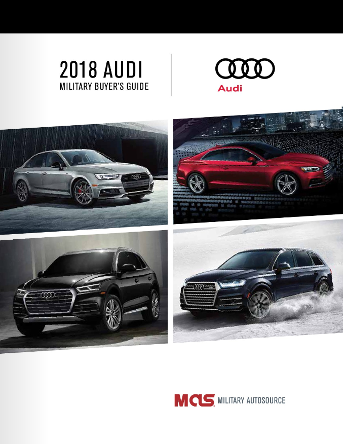 2018 Audi Military Buyer's Guide 