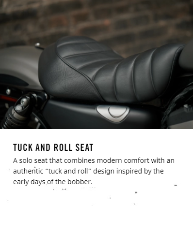 2018 Harley-Davidson Iron 883™ Tuck and roll seat