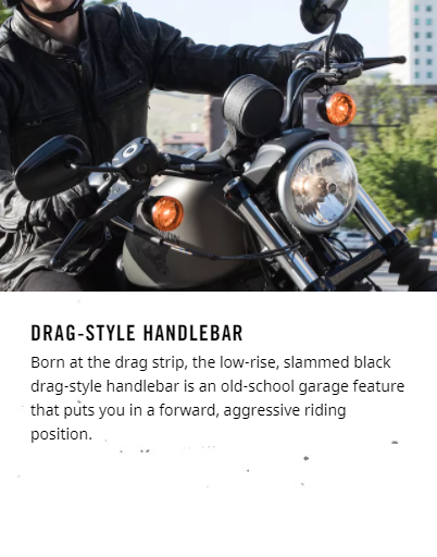 2018 Harley-Davidson Iron 883™ Drag-style handlebar