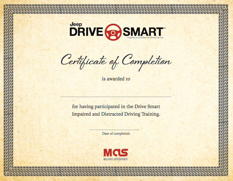 Join us for Drive Smart™ Virtual Reality Driver Training Military