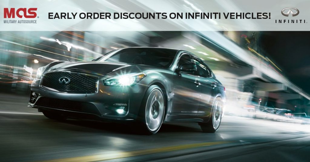 Early Order Military Discounts on Nissan and Infiniti Vehicles