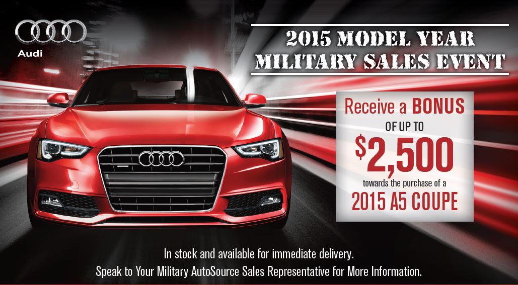2015 Audi Military Sales Event