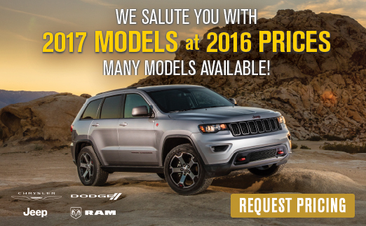 Exclusive Military Offer on Chrysler, Dodge, Jeep and Ram