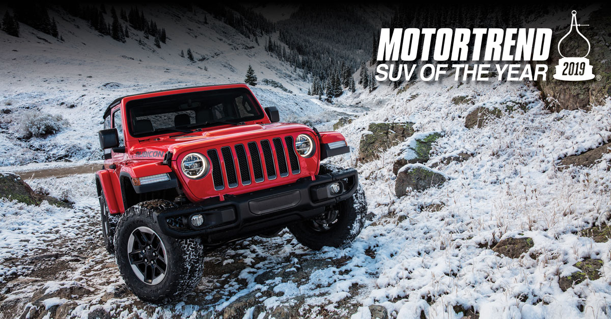 Jeep Wrangler and Ram 1500 Win Motor Trend's SUV and Truck of the Year  Awards - Military AutoSource