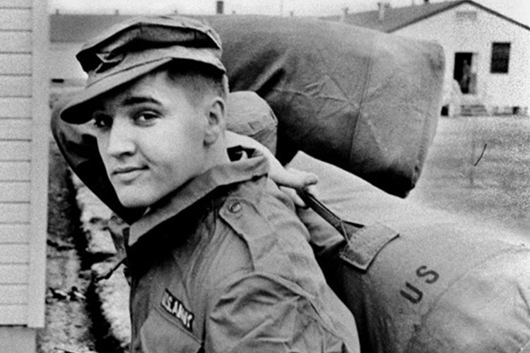 Elvis Presely in the Military