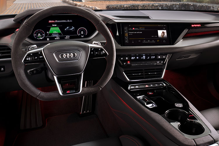 Interior of an Audi
