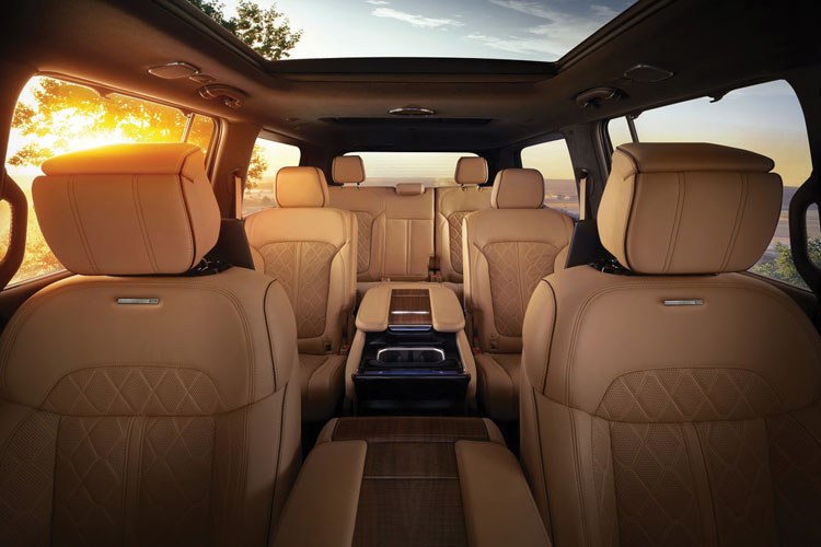 Interior of Grand Wagoneer