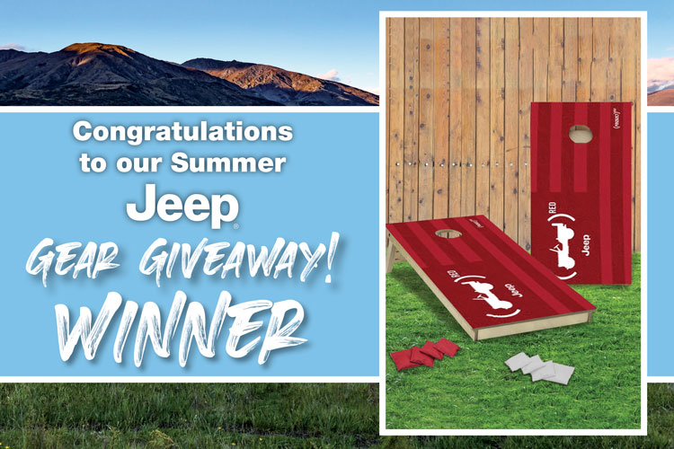 Jeep Gear Giveaway Summer Prize