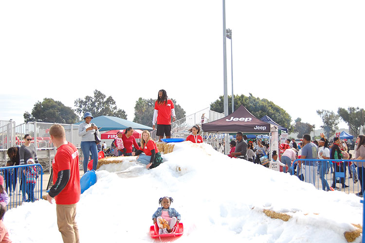 Sledding