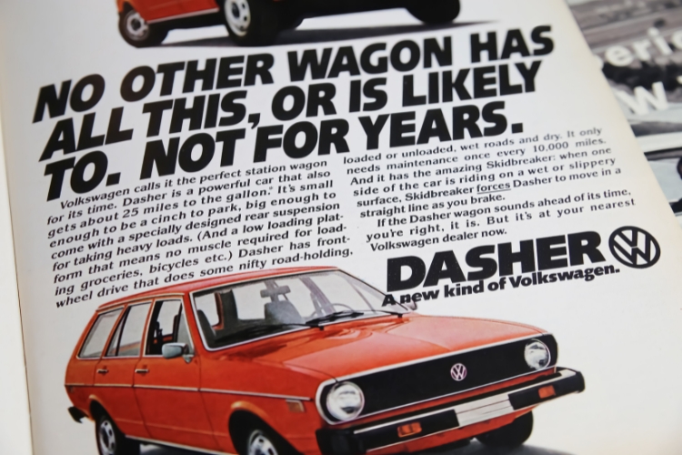 Vintage VW Volkswagen Ad
