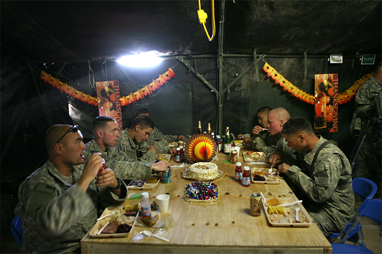 Our Troops Celebrate Thanksgiving Overseas