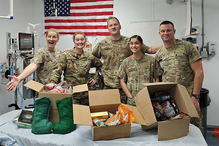 U.S. Military spreading joy for Thanksgiving