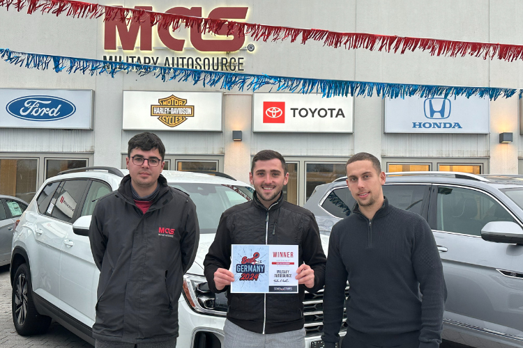 Best Dealership in Germany Stars and Stripes awards
