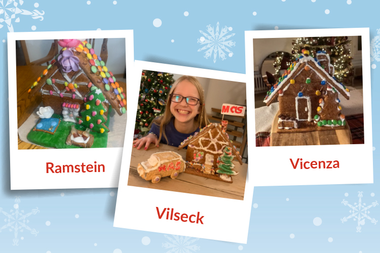 Gingerbread contest for Military Families in Europe