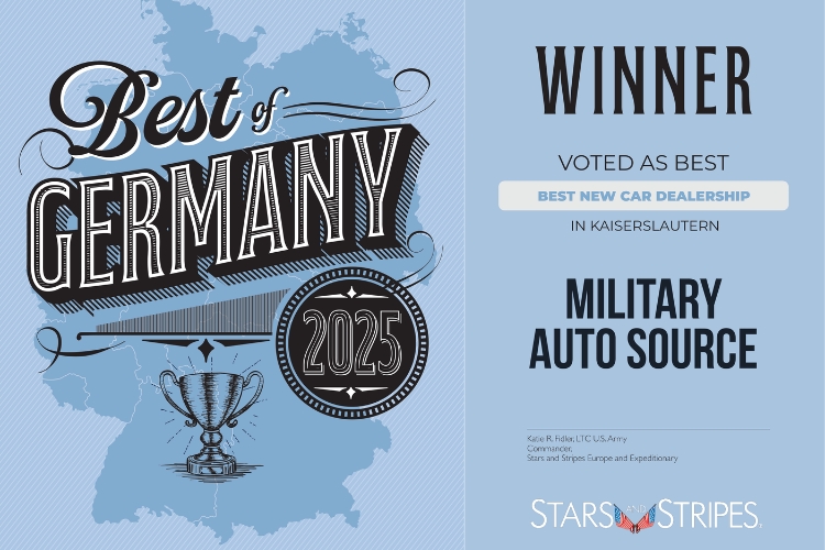 2025 Best of Germany Dealership Kaiserslautern Military AutoSource