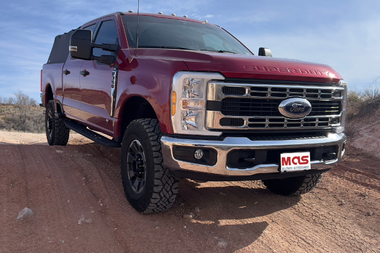 Military AutoSource Ford F-350 Tremor on trail