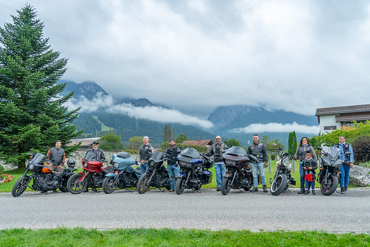 Military Riders at Ride the Alps