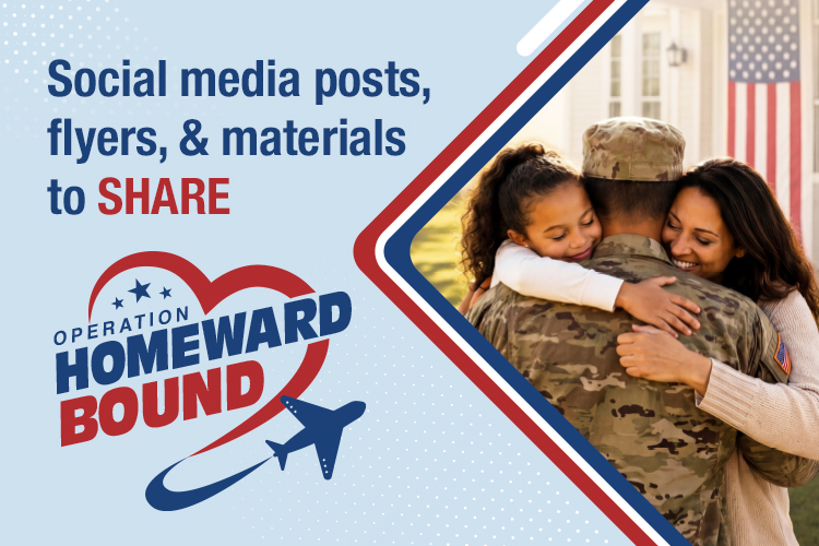 Social media posts, flyers & materials to share